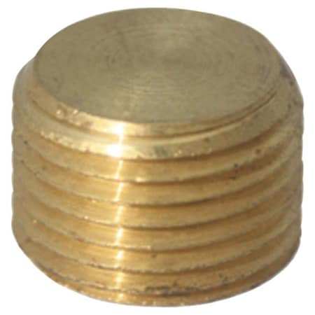 Homeplus+ ATC 1/4 in. MPT Brass Counter Sunk Plug 6JC120810701048